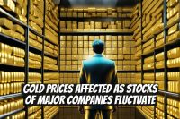Gold Prices Affected as Stocks of Major Companies Fluctuate