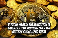 Bitcoin Wealth Preservation Is Quantified by Holding Over 4.4 Million Coins Long Term