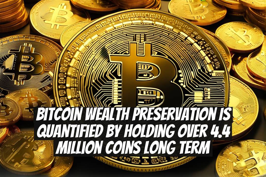 Bitcoin Wealth Preservation Is Quantified by Holding Over 4.4 Million Coins Long Term