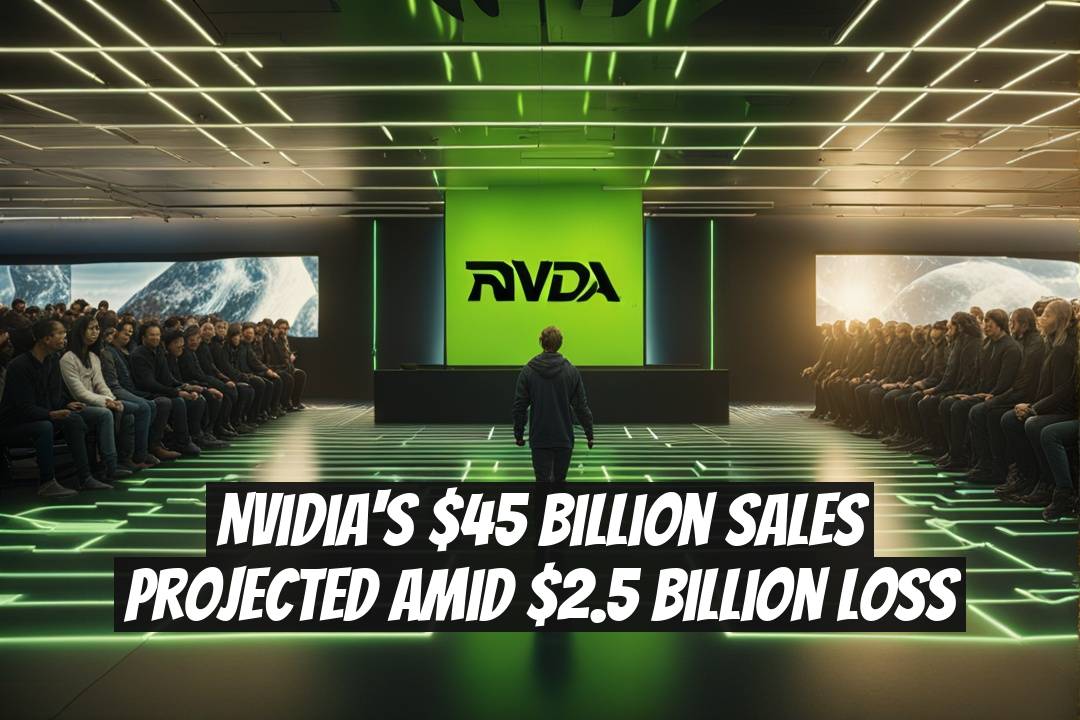 Nvidia's $45 billion sales projected amid $2.5 billion loss