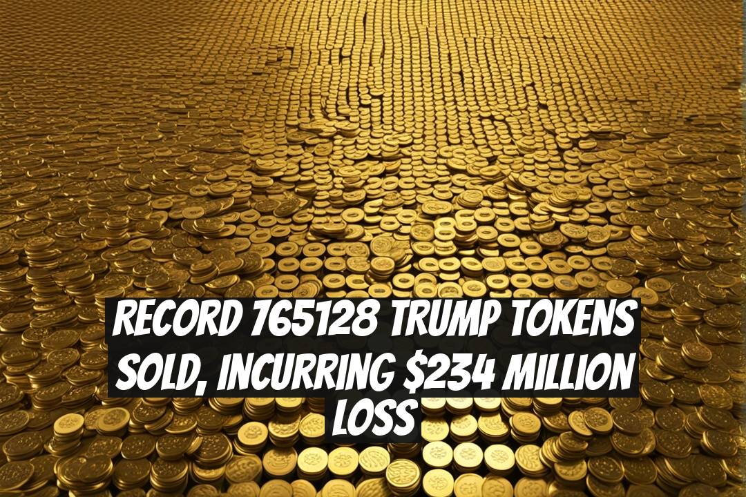 Record 765128 TRUMP Tokens Sold, Incurring $234 Million Loss