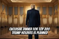 Exclusive Dinner for Top 220 TRUMP Holders is Planned
