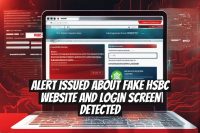 Alert Issued About Fake HSBC Website and Login Screen Detected
