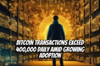 Bitcoin Transactions Exceed 400,000 Daily Amid Growing Adoption