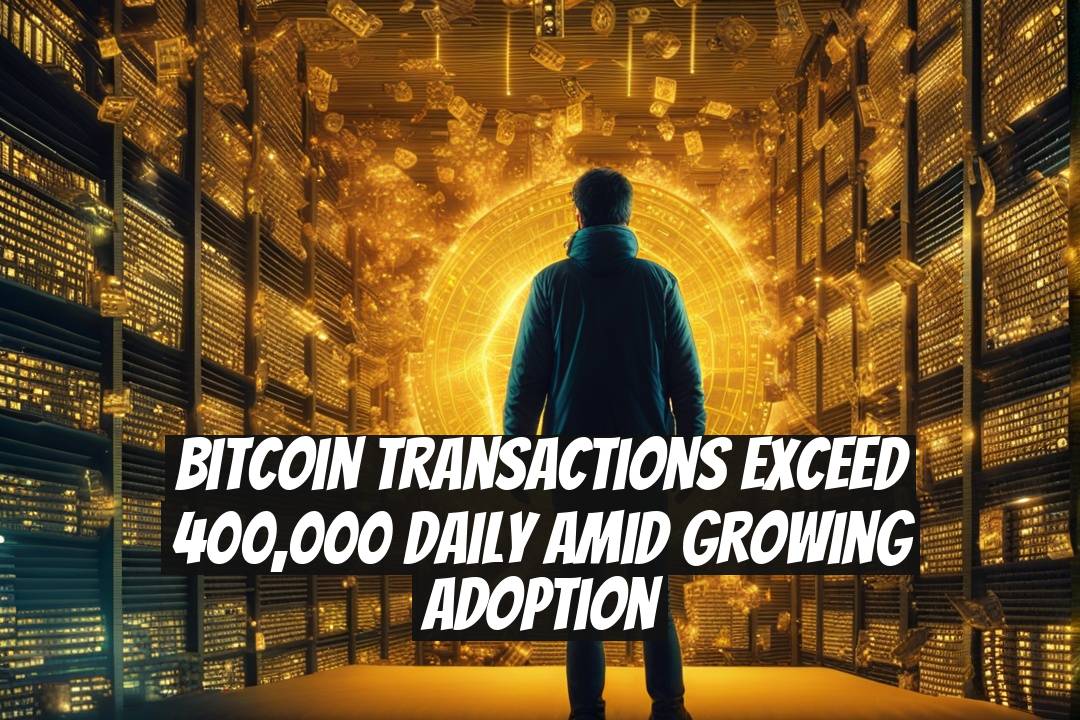 Bitcoin Transactions Exceed 400,000 Daily Amid Growing Adoption