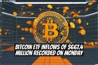 Bitcoin ETF Inflows of $667.4 Million Recorded on Monday