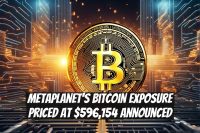 Metaplanet's Bitcoin Exposure Priced at $596,154 Announced