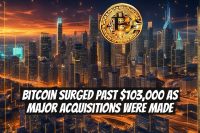 Bitcoin Surged Past $103,000 as Major Acquisitions Were Made
