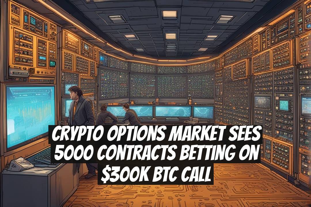 Crypto Options Market Sees 5000 Contracts Betting on $300K BTC Call