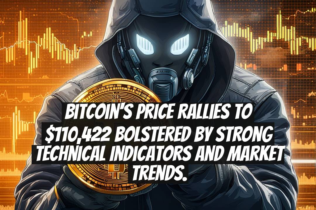 Bitcoin's price rallies to $110,422 bolstered by strong technical indicators and market trends.