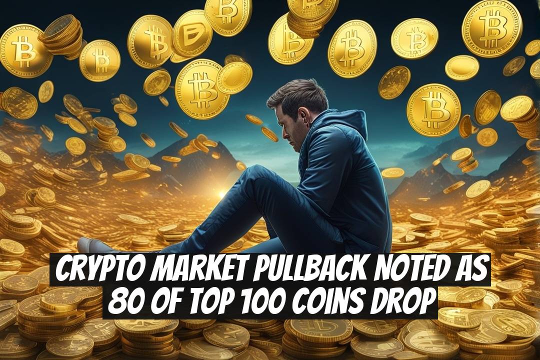 Crypto Market Pullback Noted as 80 of Top 100 Coins Drop