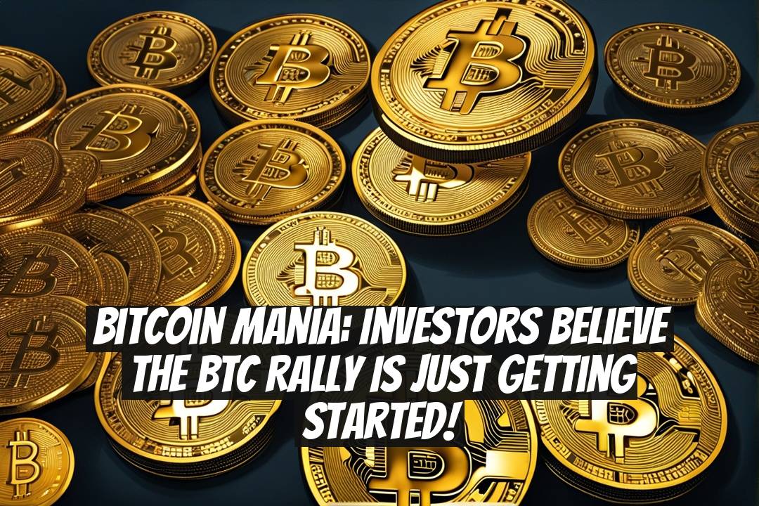 Bitcoin Mania: Investors Believe the BTC Rally is Just Getting Started!