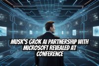 Musk's Grok AI Partnership with Microsoft Revealed at Conference