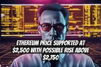 Ethereum Price Supported at $2,500 With Possible Rise Above $2,750