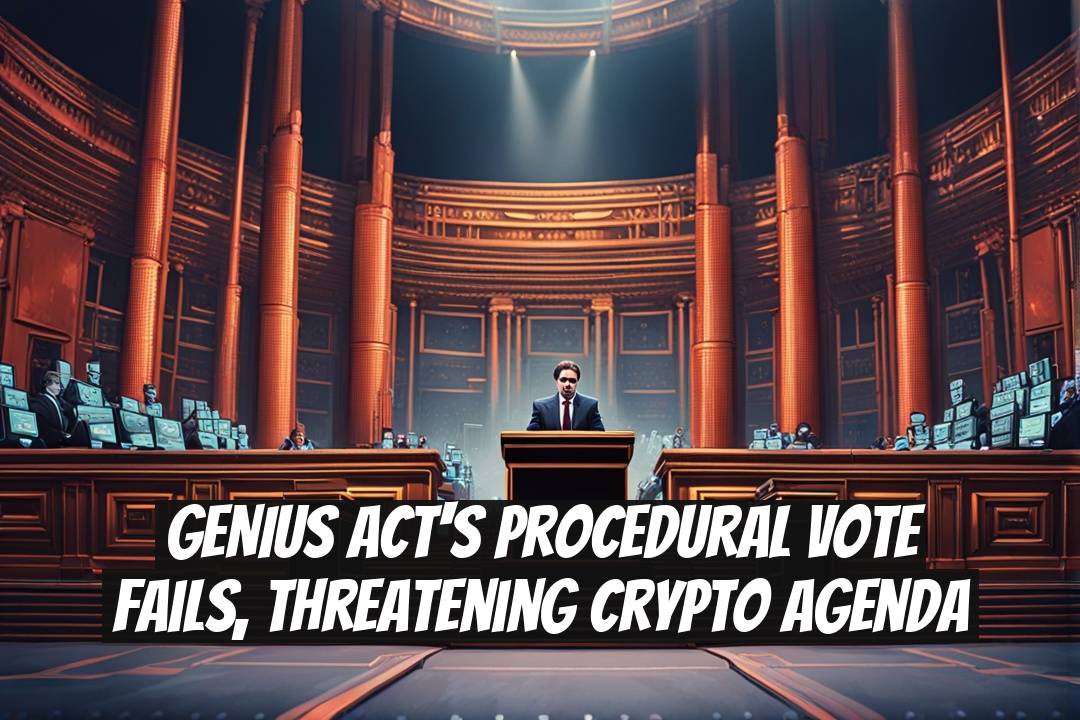 GENIUS Act's Procedural Vote Fails, Threatening Crypto Agenda