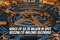 Surge of $2.75 Billion in Spot Bitcoin ETF Inflows Recorded