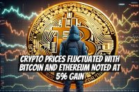 Crypto Prices Fluctuated with Bitcoin and Ethereum Noted at 5% Gain