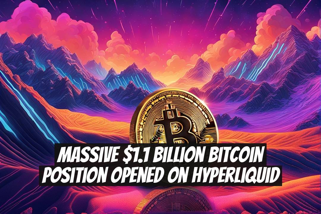 Massive $1.1 Billion Bitcoin Position Opened on Hyperliquid