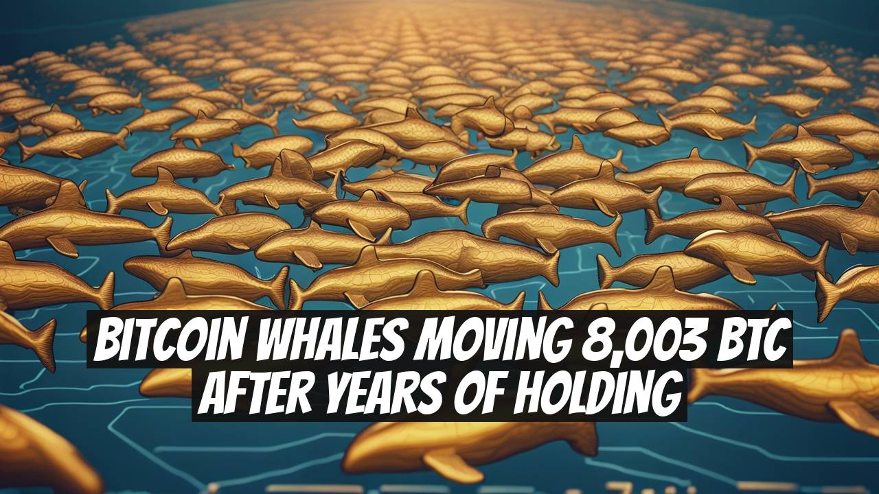 Bitcoin Whales Moving 8,003 BTC After Years of Holding