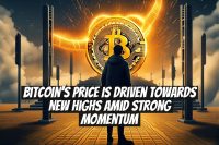 Bitcoin's price is driven towards new highs amid strong momentum