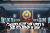 Concerns Raised Over Apple’s AI Deal with Alibaba in China