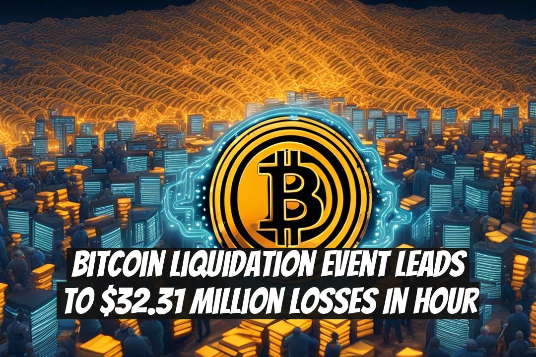 Bitcoin Liquidation Event Leads to $32.31 Million Losses in Hour