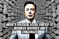 Musk's Political Focus Shifted to Business Ventures and Challenges