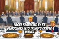 Probe Requested by 35 Democrats into Trump's Crypto Dinner
