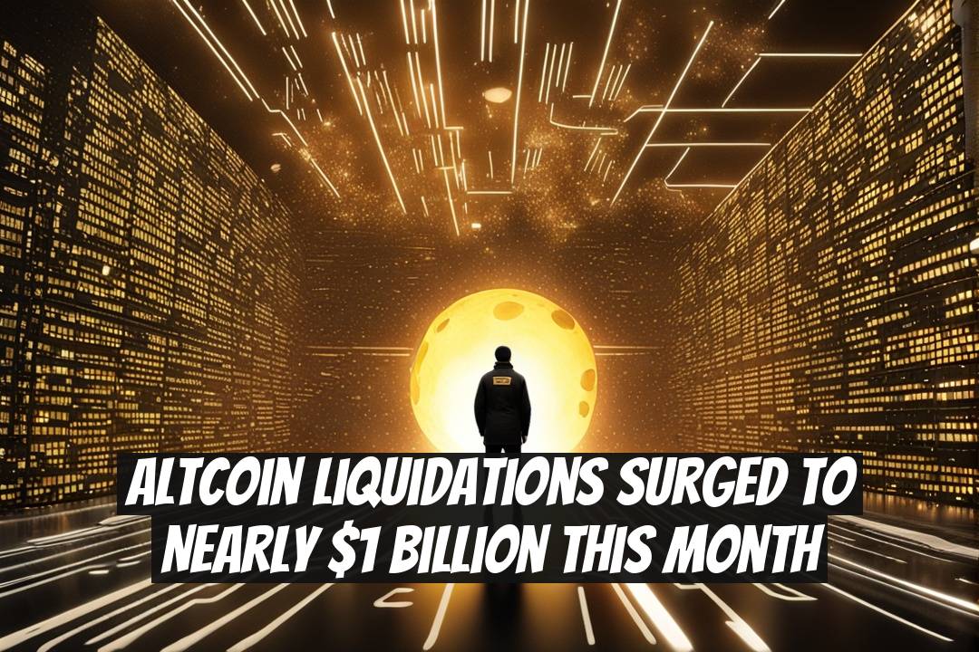 Altcoin Liquidations Surged to Nearly $1 Billion This Month