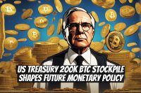 US Treasury 200K BTC Stockpile Shapes Future Monetary Policy