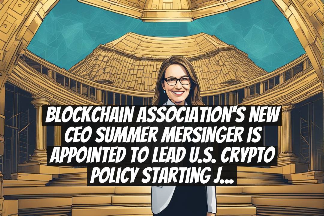 Blockchain Association's new CEO Summer Mersinger is appointed to lead U.S. crypto policy starting June 2 with 3 years of prior CFTC experience