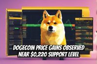 Dogecoin Price Gains Observed Near $0.220 Support Level