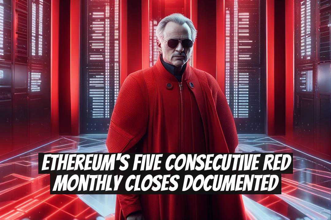 Ethereum's Five Consecutive Red Monthly Closes Documented