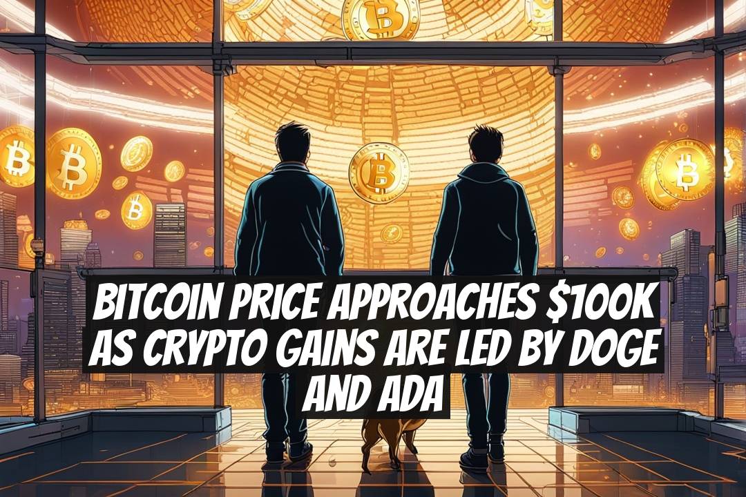 Bitcoin Price Approaches $100K as Crypto Gains Are Led by DOGE and ADA