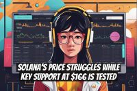 Solana's Price Struggles While Key Support at $166 Is Tested