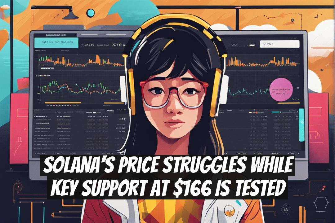 Solana's Price Struggles While Key Support at $166 Is Tested