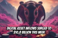 Digital Asset Inflows Surged to $10.8 Billion This Week