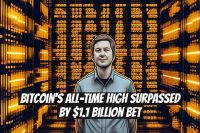 Bitcoin's All-Time High Surpassed by $1.1 Billion Bet