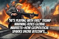 ‘He’s Playing With Fire!’ Trump Warning Roils Global Markets—How Geopolitical Sparks Drove Bitcoin’s Wild Volatility