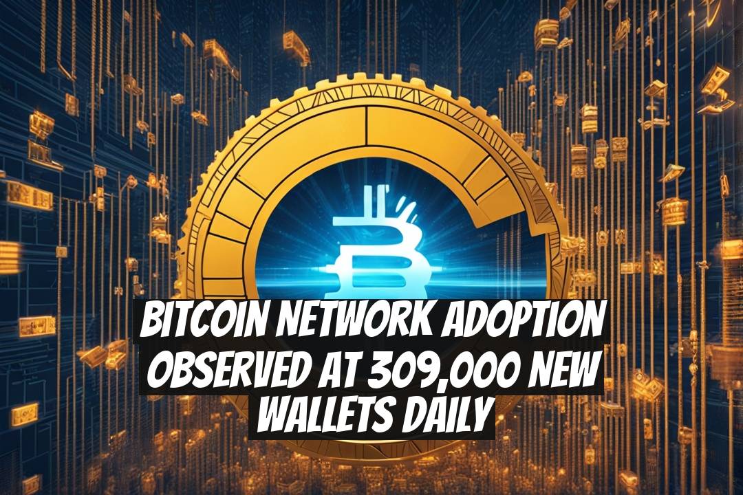 Bitcoin Network Adoption Observed at 309,000 New Wallets Daily