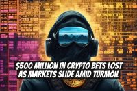 $500 Million in Crypto Bets Lost as Markets Slide Amid Turmoil