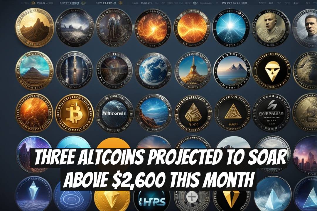 Three Altcoins Projected to Soar Above $2,600 This Month