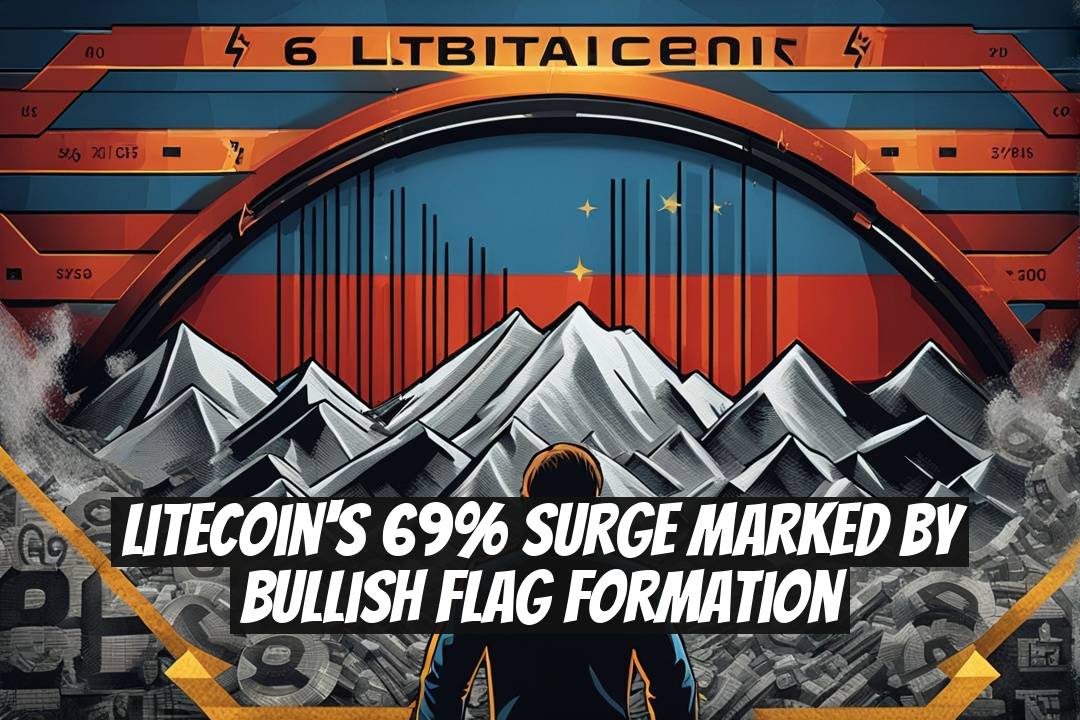 Litecoin's 69% Surge Marked by Bullish Flag Formation