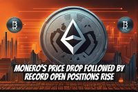 Monero's Price Drop Followed by Record Open Positions Rise