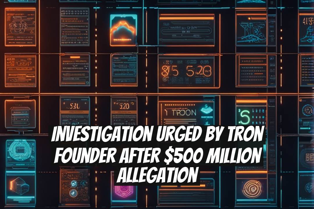 Investigation Urged by Tron Founder After $500 Million Allegation