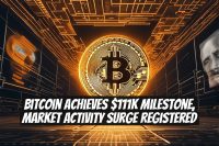 Bitcoin Achieves $111k Milestone, Market Activity Surge Registered