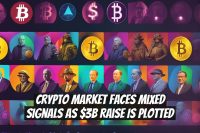 Crypto Market Faces Mixed Signals as $3B Raise Is Plotted