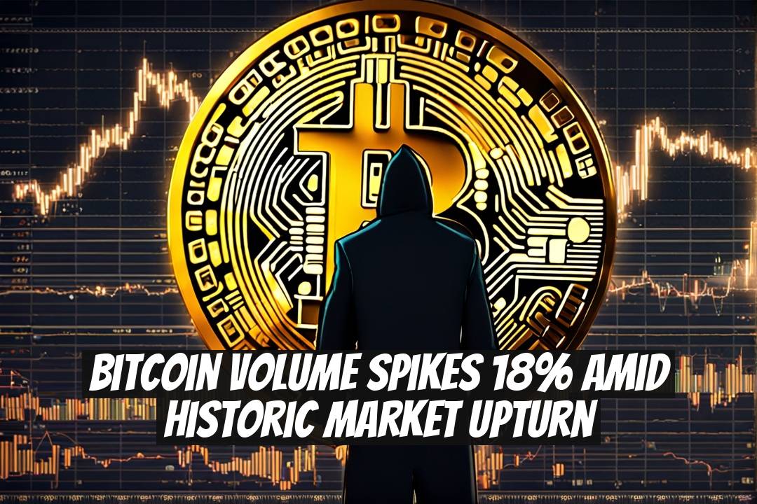 Bitcoin Volume Spikes 18% Amid Historic Market Upturn