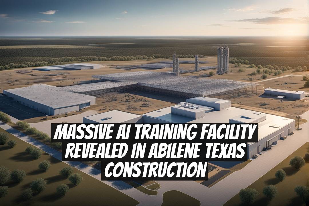 Massive AI Training Facility Revealed in Abilene Texas Construction