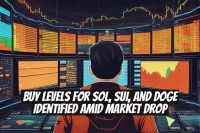 Buy Levels for SOL, SUI, and DOGE Identified Amid Market Drop